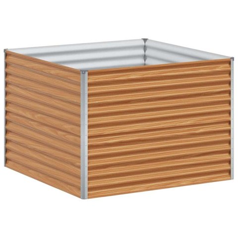 VidaXL Podniesiona rabata ogrodowa 98 x 100 x 68 cm Stal Galwanizowana