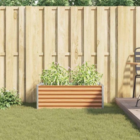 PODNIESIONA RABATA OGRODOWA 98X50X36CM STAL GALWANIZOWANA