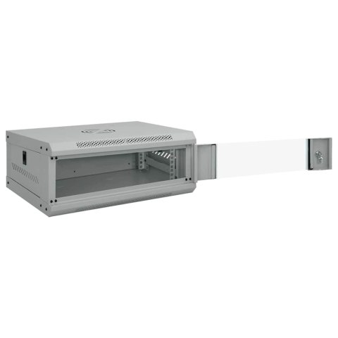 VidaXL Szafa sieciowa z przechowywaniem Szary 53 x 45 x 21 cm Stal