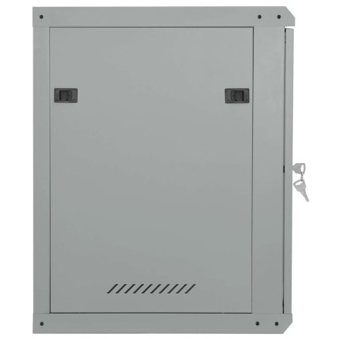 VidaXL Szafa sieciowa z przechowywaniem Szary 53 x 60 x 60 cm Stal