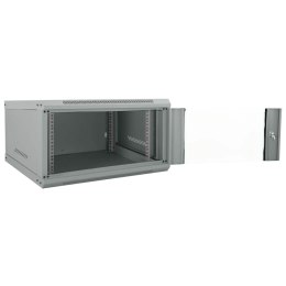 VidaXL Szafa sieciowa z przechowywaniem Szary 60 x 60 x 35 cm Stal