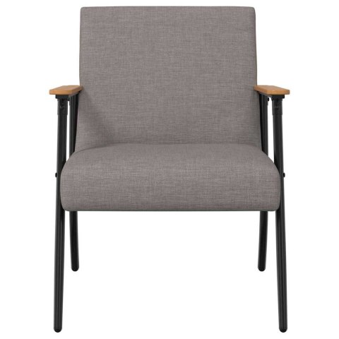 FOTEL CIEMNOSZARY 59X75X78CM TKANINA