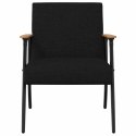 FOTEL CZARNY 59X75X78CM TKANINA
