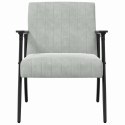 VidaXL fotel Jasnoszary 59 x 75 x 78 cm Aksamit
