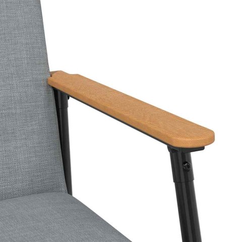 VidaXL fotel Jasnoszary 59 x 75 x 78 cm tkanina