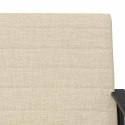 VidaXL fotel Kremowy 59 x 75 x 78 cm tkanina