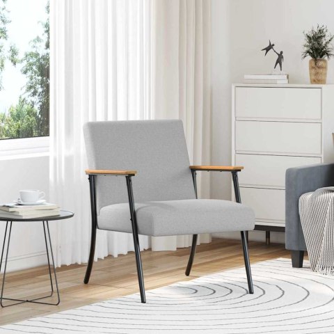 VidaXL fotel Szary chmur 59 x 75 x 78 cm tkanina