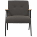 VidaXL fotel Ciemnoszary 59 x 75 x 78 cm