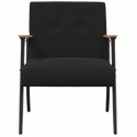 VidaXL fotel Czarny 59 x 75 x 78 cm