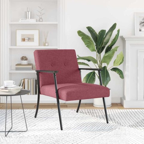 VidaXL fotel Czerwone wino 59 x 75 x 78 cm tkanina