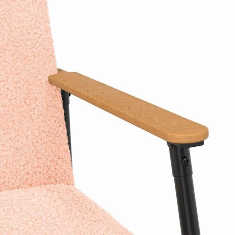 FOTEL RÓŻOWY 59X75X78CM