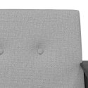 VidaXL fotel Szary chmur 59 x 75 x 78 cm tkanina