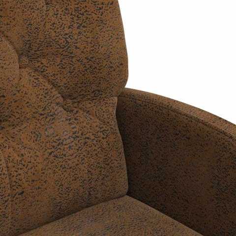 VidaXL Krzesełka jadalne na kółkach 2 pcs Brązowy 58 x 67 x 97 cm