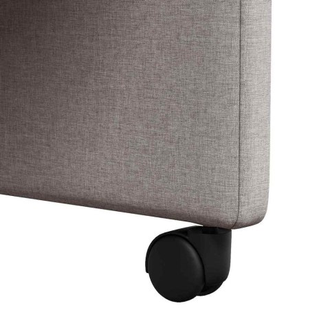 KRZESEŁKA JADALNE NA KÓŁKACH 2 SZT CIEMNOSZARY 57X66X94CM