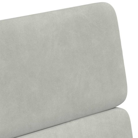 VidaXL Krzesełka jadalne na kółkach 2 pcs Jasnoszary 58 x 65 x 98 cm