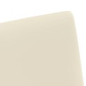 VidaXL Krzesełka jadalne na kółkach 2 pcs Kremowy 57 x 66 x 94 cm