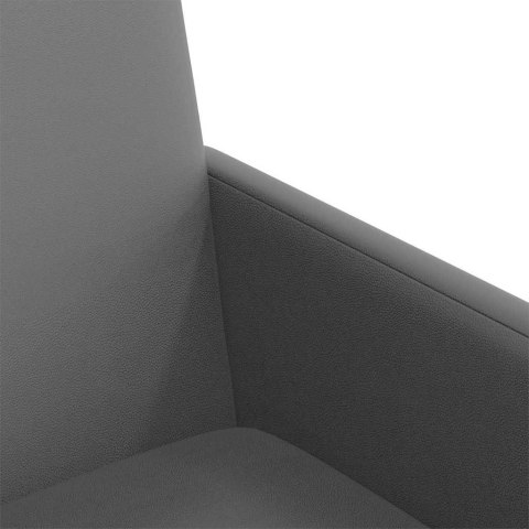 KRZESEŁKA JADALNE NA KÓŁKACH 2 SZT SZARY 57X66X94CM