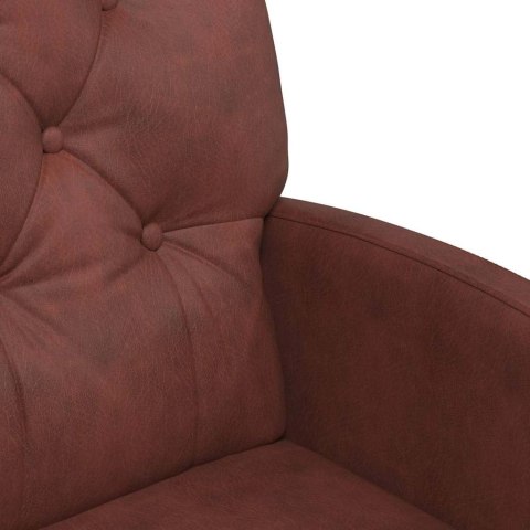 VidaXL Krzesełka jadalne na kółkach z kółkami 2 pcs Błyszczący brązowy