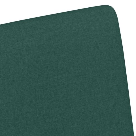 VidaXL Krzesełka jadalne na kółkach z kółkami 2 pcs Ciemnozielony