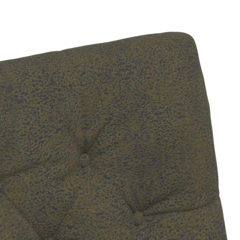 VidaXL Krzesełka jadalne na kółkach z kółkami 2 pcs Zielony wojskowy