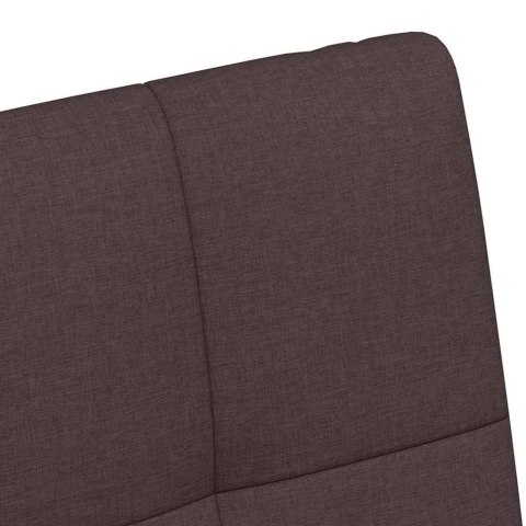 VidaXL Krzesełka jadalne na kółkach z kółkami 2 pcs ciemnobrązowy