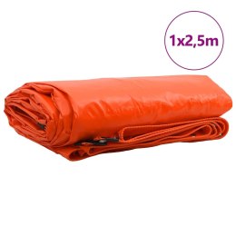 VidaXL Plandeka 650g / m² Pomarańczowy 1 x 2,5 m Płótno z powłoką PVC