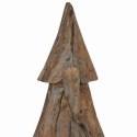 CHOINKA Z PODSTAWĄ BRĄZOWY 120CM LITE DREWNO TEKOWE