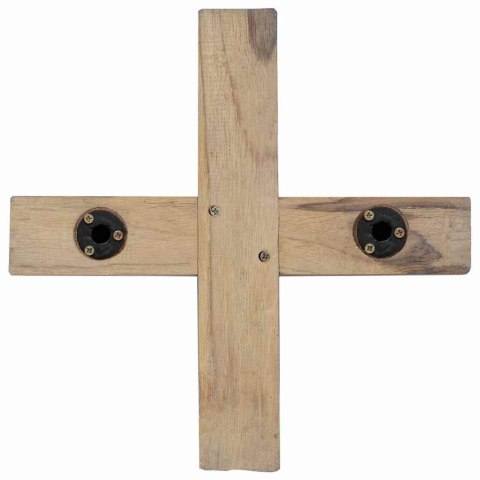 CHOINKA Z PODSTAWĄ BRĄZOWY 120CM LITE DREWNO TEKOWE