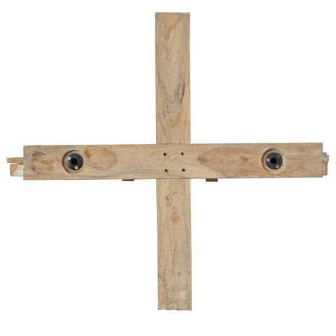 CHOINKA Z PODSTAWĄ BRĄZOWY 180CM LITE DREWNO TEKOWE