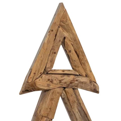 CHOINKA Z PODSTAWĄ BRĄZOWY 90CM LITE DREWNO TEKOWE