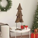 VidaXL Choinka z podstawą Brązowy 90 cm Lite drewno tekowe
