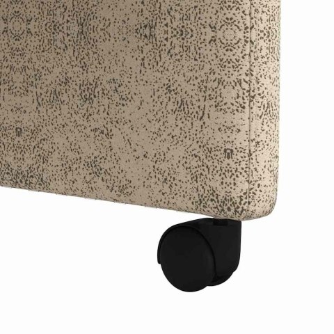 VidaXL Krzesełka jadalne na kółkach 2 pcs Jasnoszary 57 x 67 x 98 cm