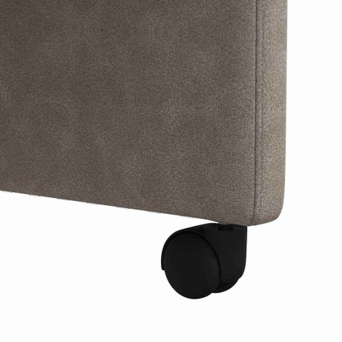 VidaXL Krzesełka jadalne na kółkach 2 pcs Szary 57 x 67 x 98 cm