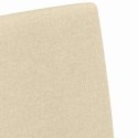 VidaXL Krzesła jadalne 2 pcs Kremowy 57 x 67 x 95 cm tkanina