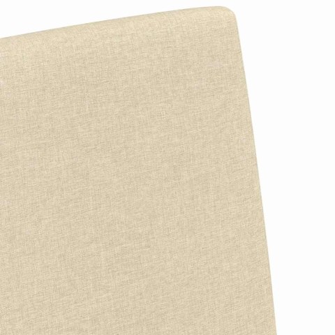 VidaXL Krzesła jadalne 2 pcs Kremowy 57 x 67 x 95 cm tkanina