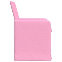 VidaXL Krzesła jadalne 2 pcs Różowy 57 x 67 x 95 cm tkanina