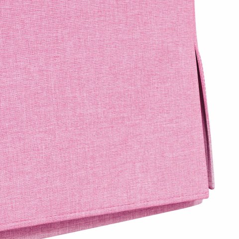 KRZESŁA JADALNE 2 PCS RÓŻOWY 57X 67X 98CM TKANINA