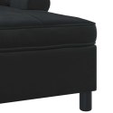 LEŻANKA CZARNY AKSAMIT VELVET SZEZLONG CHAISE LOUNGE SALON MIĘKKI RELAKS