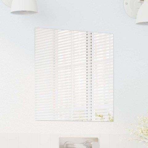 LUSTRO ŚCIENNE KWADRAT 40X40CM SZKŁO HARTOWANE