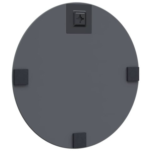 VidaXL Lustro ścienne Okrągły Ø 30 cm szkło hartowane