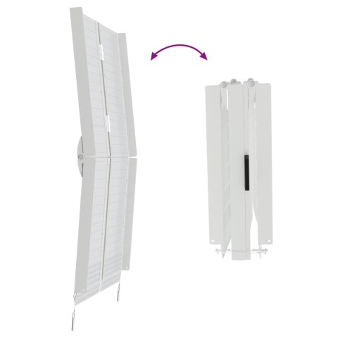 VidaXL Rampa dla wózka inwalidzkiego Srebrny 122 x 73,5 x 11 cm