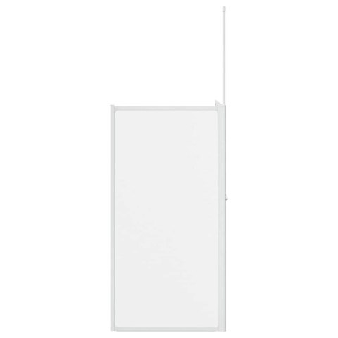 VidaXL Ekran do kąpieli Mrożone 120 x 70 x 137 cm Aluminium & Panel PP