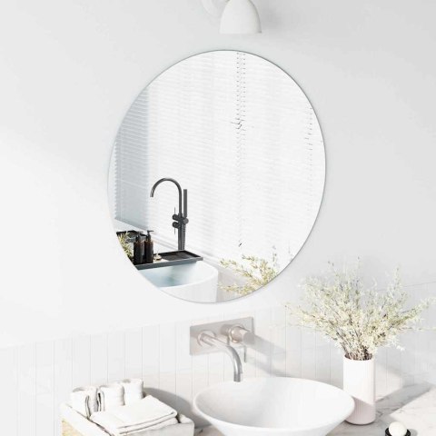 LUSTRO ŚCIENNE OKRĄGŁY Ø 70CM SZKŁO HARTOWANE