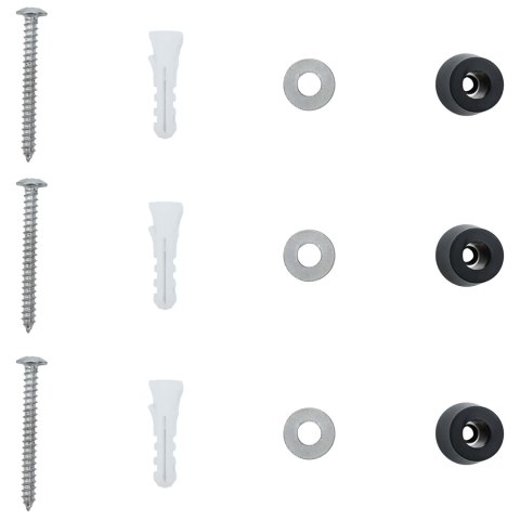 VidaXL Skrzynka pocztowa montowana na ścianie Czerwony 29 x 13 x 41 cm