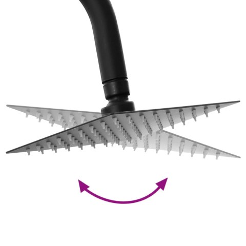 SYSTEM PRYSZNICOWY CZARNY 45X20X96CM