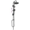 VidaXL System Prysznicowy Czarny 45 x 20 x 96 cm