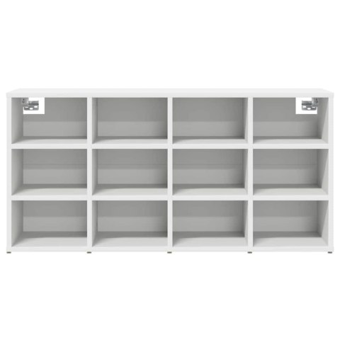 VidaXL Szafka na buty Biały 103 x 30 x 51 cm Materiał drewnopochodny