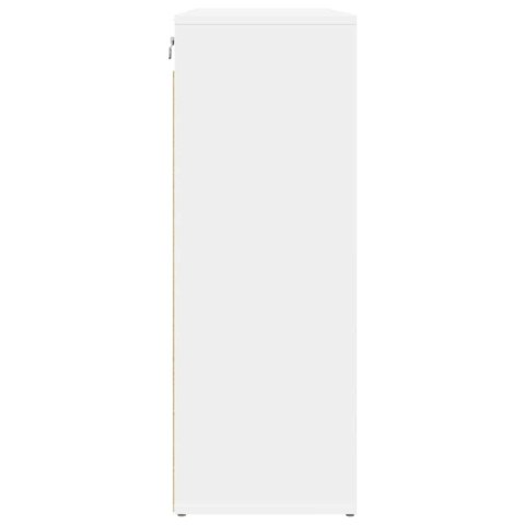 VidaXL Szafka na buty z półką Biały 77,5 x 30 x 83,5 cm