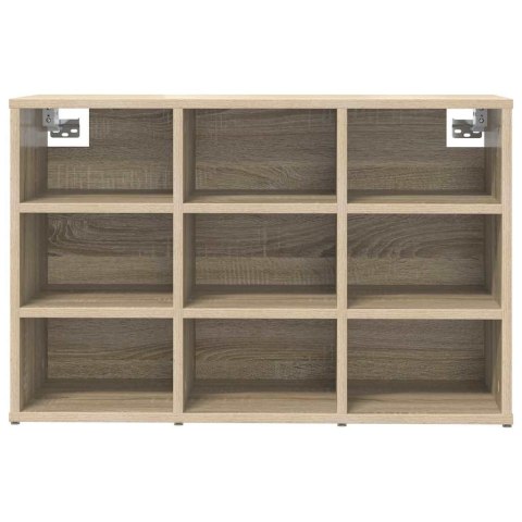 SZAFKA NA BUTY Z PÓŁKĄ DĄB SONOMA 77,5X30X51CM