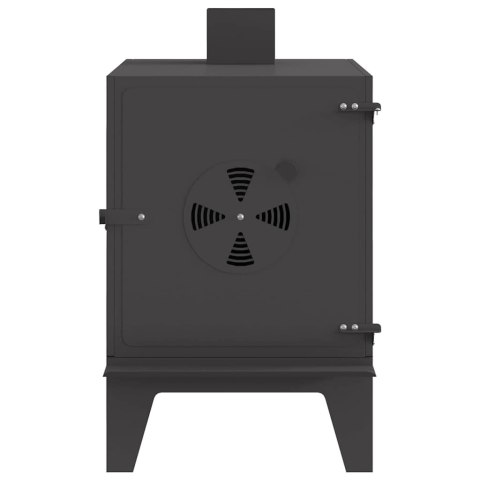 KUCHENKA KEMPINGOWA CZARNY 35X50X60CM STAL ZIMNOGIĘTA